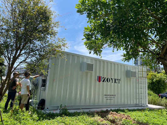 শিল্প ব্যাটারি কন্টেইনার স্বয়ংক্রিয় লকিং / নির্বাপণ স্মার্ট তাপমাত্রা নিয়ন্ত্রণ