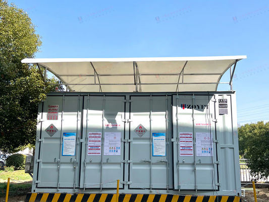 কাস্টমাইজড ক্যাপাসিটি আউটডোর ব্যাটারি চার্জিং কন্টেইনার অগ্নি প্রতিরোধী নির্মাণ এবং বুদ্ধিমান তাপমাত্রা নিয়ন্ত্রণ সঙ্গে