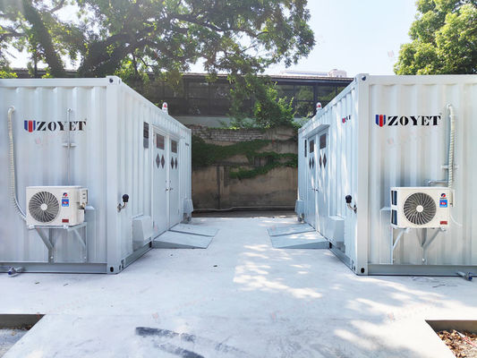 কঠোর পরিবেশের জন্য 40 ফুট আবহাওয়া প্রতিরোধী বহিরঙ্গন ব্যাটারি চার্জিং কন্টেইনার