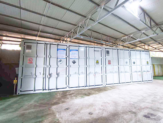 কাস্টমাইজড ডিজাইন এবং দীর্ঘ সেবা জীবন সঙ্গে Corten স্টীল মডুলার প্রিফ্যাব 40ft ডাটা সেন্টার কনটেইনার