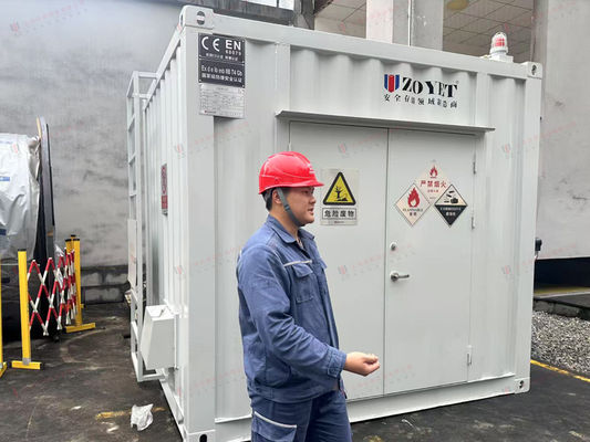 রাসায়নিক সংরক্ষণের জন্য কাস্টম হ্যাজমাট কন্টেইনার, অগ্নি-প্রতিরোধী নকশা সহ